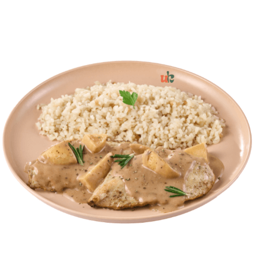 تشكين بيكد بوتيتو مع ارز مصري ابيض