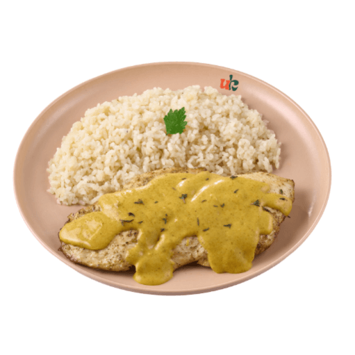 فراخ بالكاري مع ارز مصري ابيض